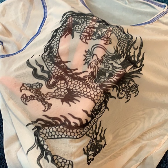 Dragon mesh tee - Picture 3 of 3